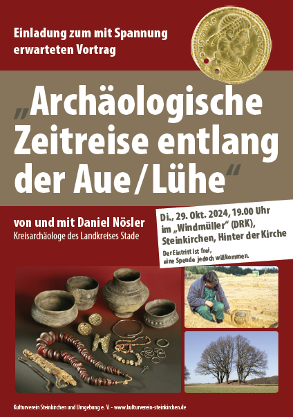 Archaeologische zeitreise plakat